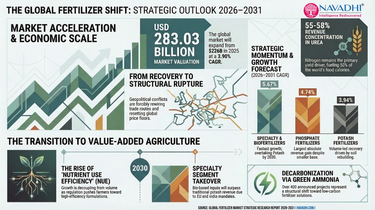Global Fertilizer Market 2026-2031 Infographic