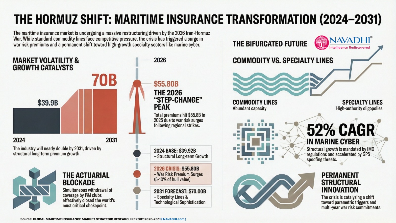 Global Maritime Insurance Market Infographic