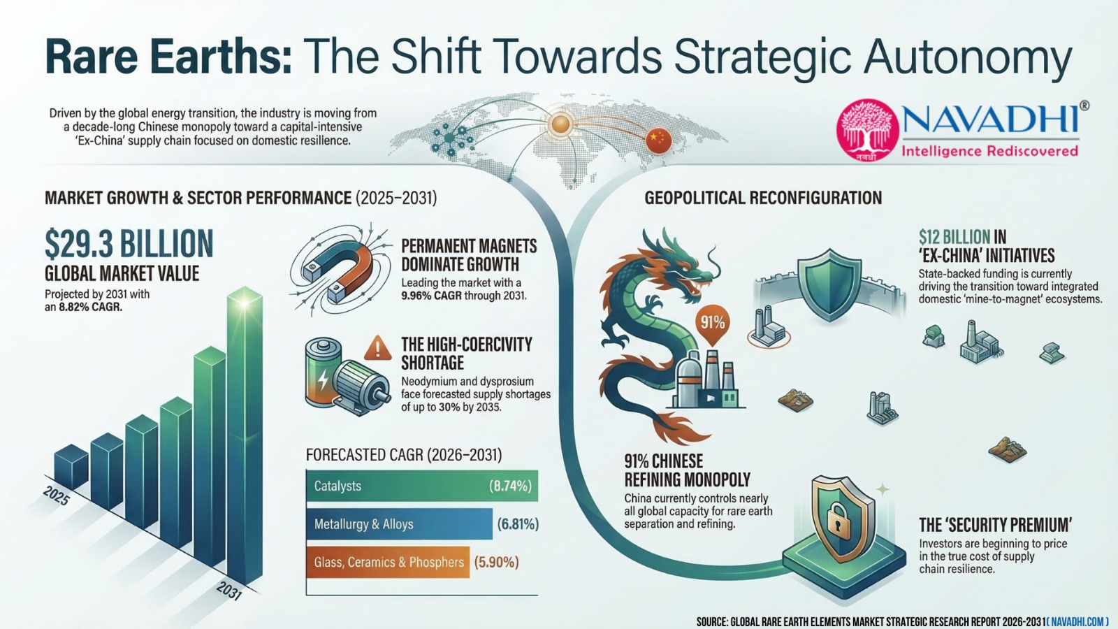 Global Rare Earth Elements (REE) Market Infographic