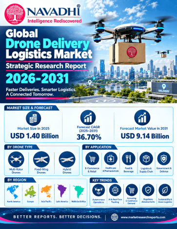 Global Drone Delivery Logistics Market Strategic Research Report 2026-2031 Global Drone Delivery Logistics Market Strategic Research Report 2026-2031