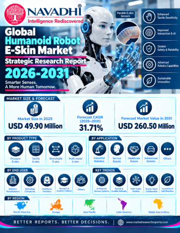 Global Humanoid Robot E-Skin Market Strategic Research Report 2026-2031 Global Humanoid Robot E-Skin Market Strategic Research Report 2026-2031