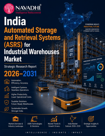 India Automated Storage and Retrieval Systems (ASRS) for Industrial Warehouses Market Strategic Research Report 2026-2031 India Automated Storage and Retrieval Systems (ASRS) for Industrial Warehouses Market Strategic Research Report 2026-2031